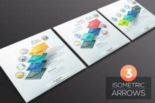 3 Isometric Infographic Arrows: Elevating Your Visual Workflow