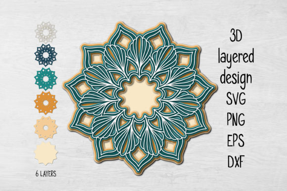 3D Layered Mandala: A Strategic Asset for Creative Workflows and Home Environments