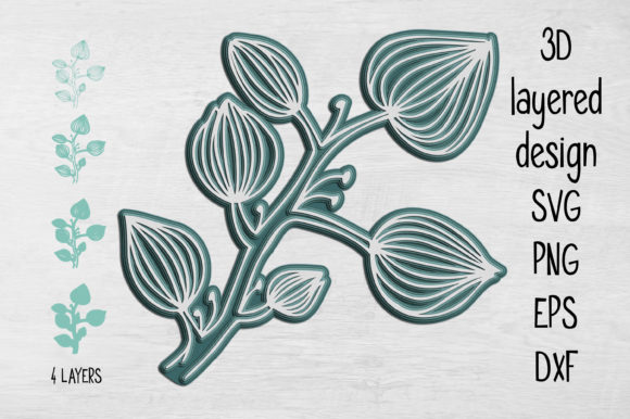 3D Layered Spring Buds for Creative Projects