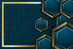 Abstract Background Hexagon Dot Pattern Design