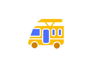 Blue and Yellow Van: A Versatile Asset for Modern Design