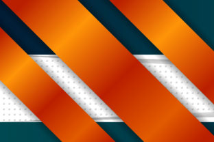 Green Orange Abstract Geometric Backgrou: A Dynamic Solution for Modern Design