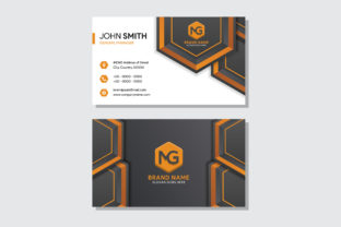 Hexagon Gold Black Business Card: Strategic Design for Modern Identity