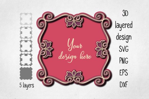 Unlocking Creativity with the 3D Layered Square Frame